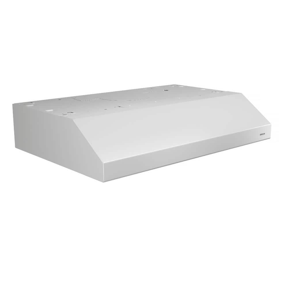 Broan 24" White Stainless Steel Convertible Under Cabinet Range Hood