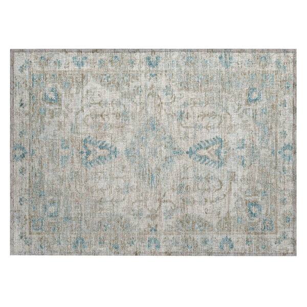 Chantille Machine Washable Indoor/Outdoor Abstract ACN3160 Linen 2 ft. x 3 ft. Accent Rug