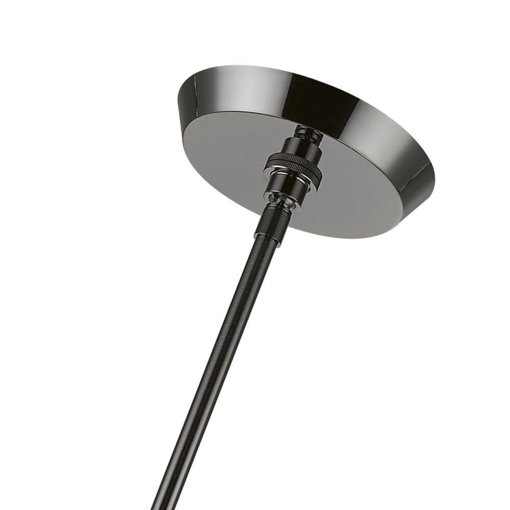 Black Chrome 20-Light Sputnik Chandelier