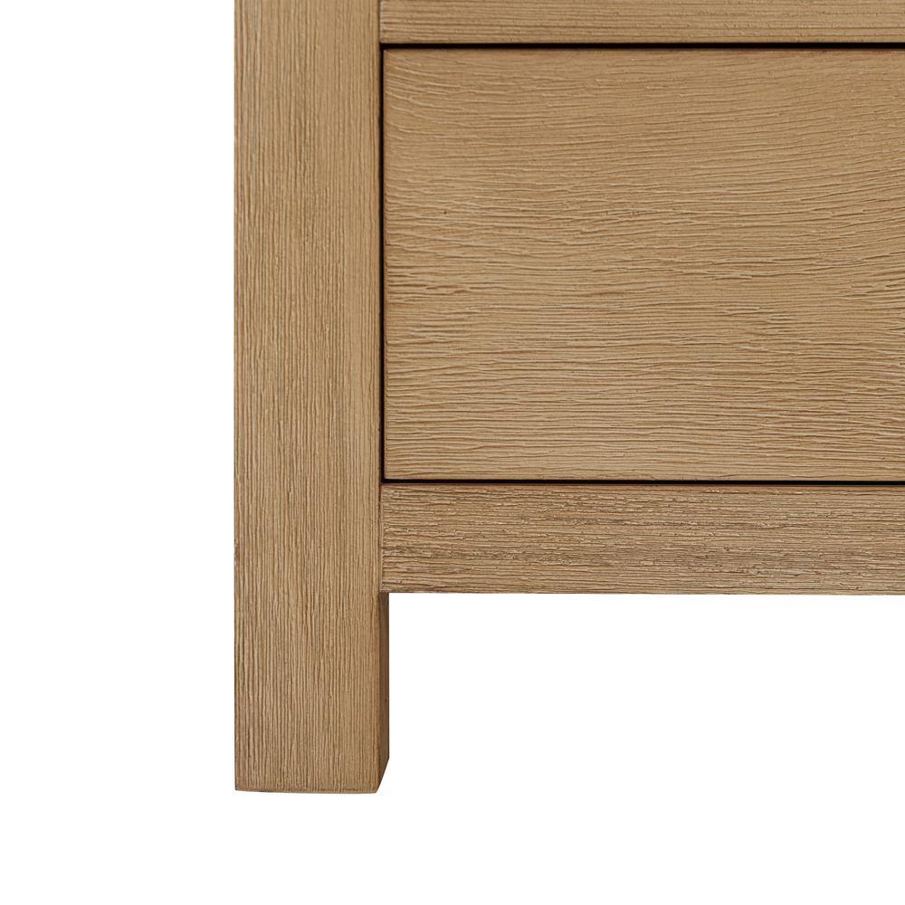 Modero 37" Brushed Oak Vanity with Cala White Stone Top