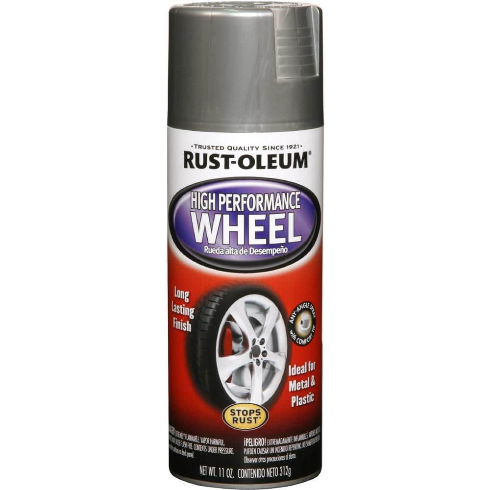 Rust-Oleum Automotive 11 oz. High Performance Steel Wheel Spray Paint  248927 - The Home Depot