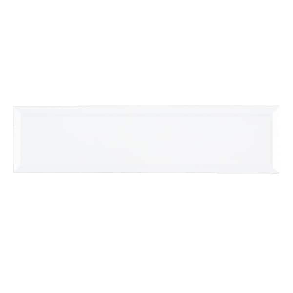 Jeffrey Court Allegro Portrait White 4 in. x 16 in. Glossy Ceramic Wall Tile (10.76 sq. ft. / case)