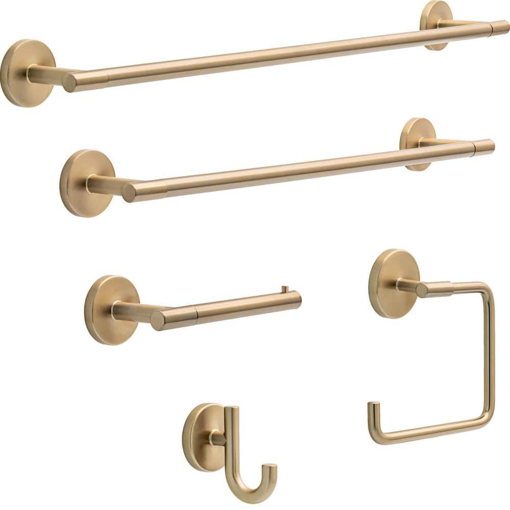 Champagne Bronze 24" Wall Mounted Towel Bar