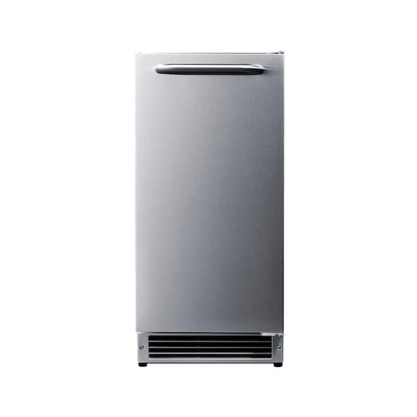 Summit 15 25 lb. Stainless Steel Ice Maker BIM26H34