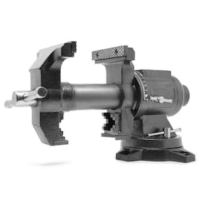 5 in. Cast Iron Heavy-Duty Multi-Purpose Bench Vise with 360-Degree Swivel Base