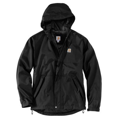 Men's Large Black Nylon Dry Harbor Jacket