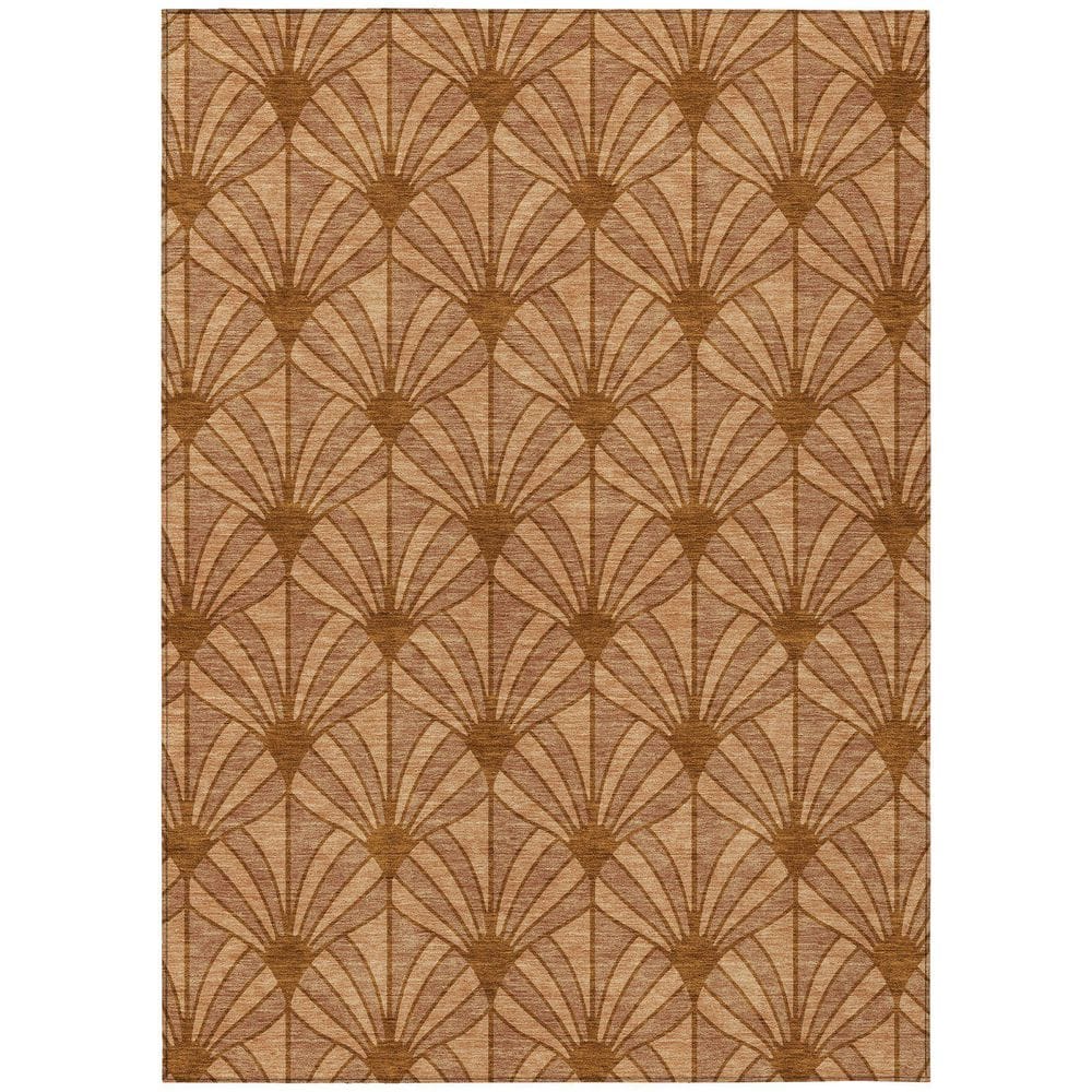 Chantille Machine Washable Indoor/Outdoor Abstract ACN2426 Paprika 10 ft. x 14 ft. Area Rug price history on PriceWatchPro