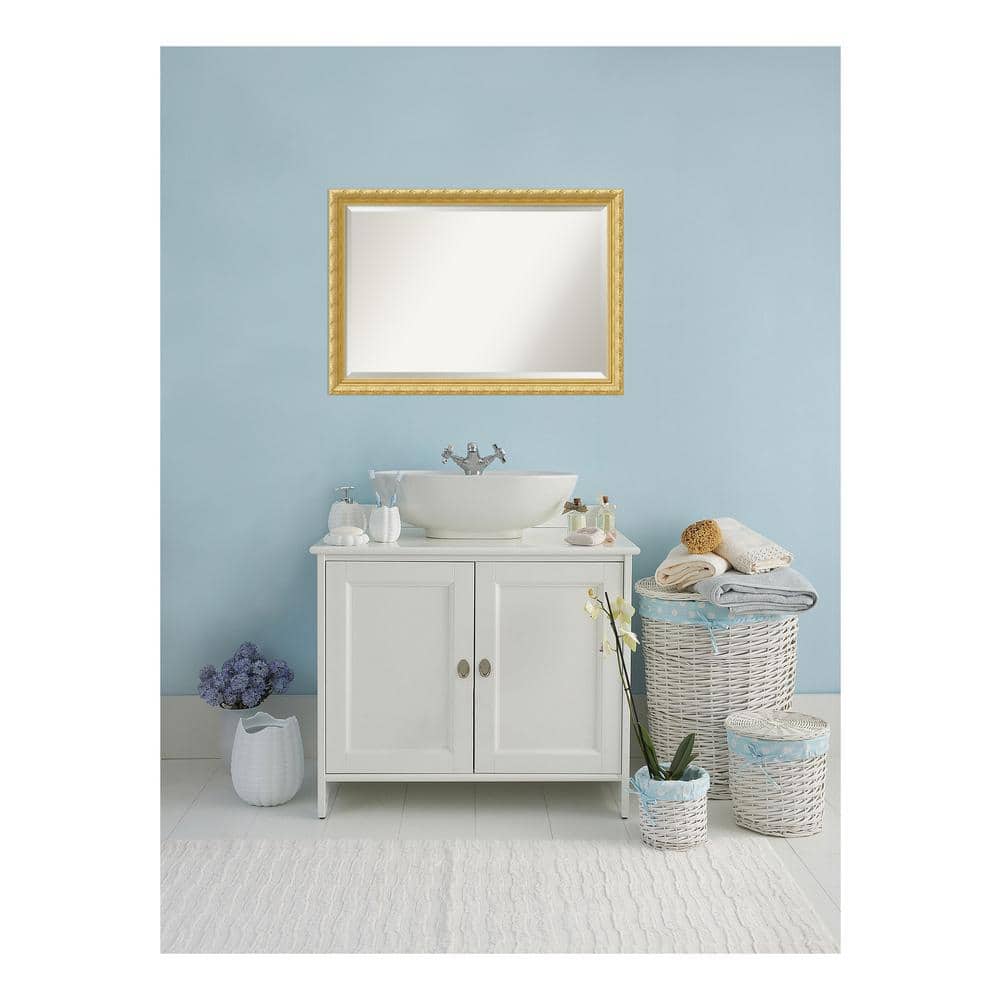 Versailles 40 in. W x 28 in. H Framed Rectangular Beveled Edge Bathroom Van