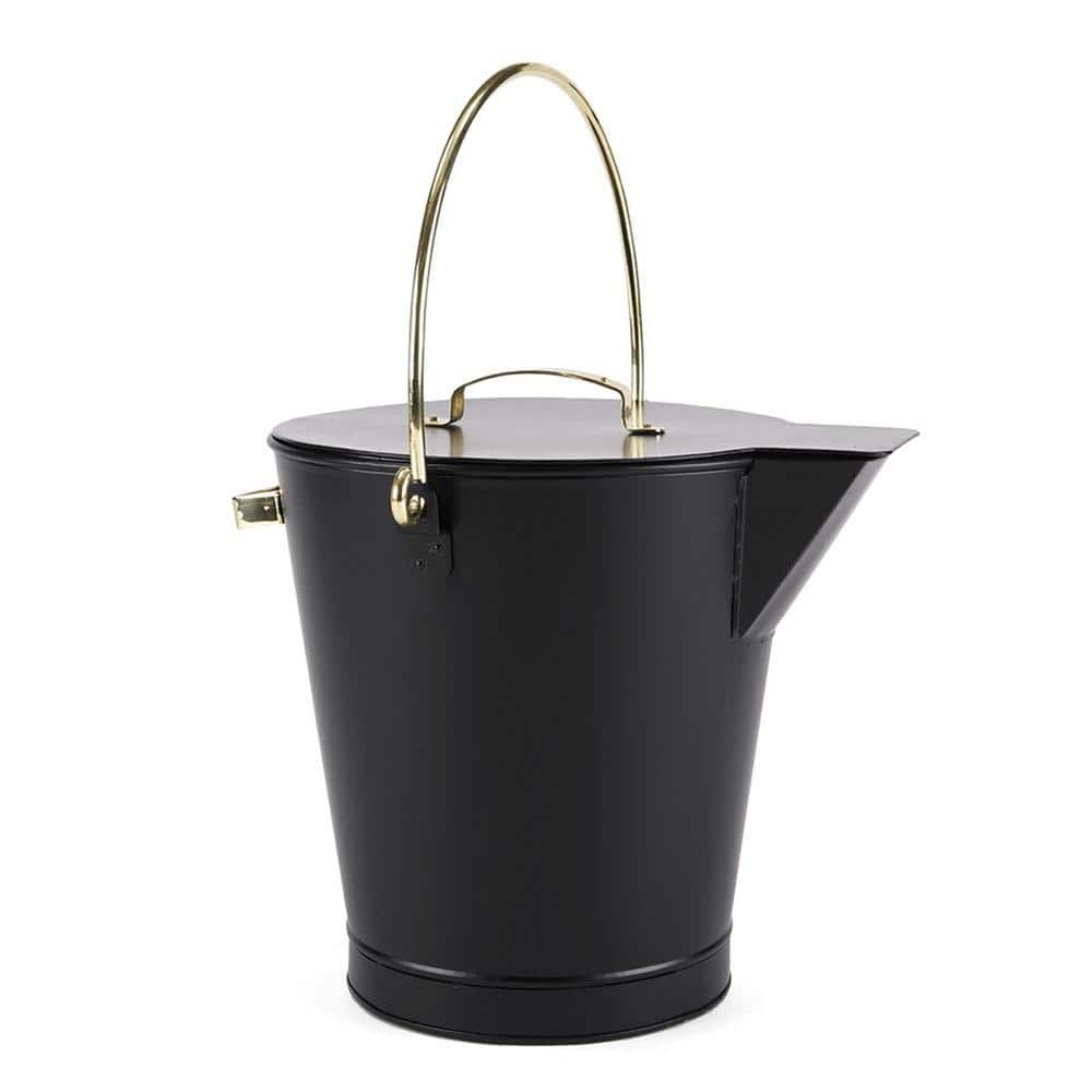 Reviews for ACHLA DESIGNS 13 in. Tall Black Versatile Round Ash Bucket ...