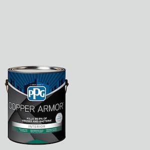 1 gal. PPG1001-3 Thin Ice Eggshell Antiviral and Antibacterial Interior Paint with Primer