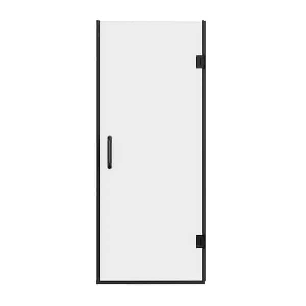 ANGELES HOME 30 in. W x 72 in. H Pivot SemiFrameless Shower Door in