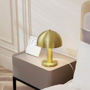 Olivia 12 in. Matte Brass Table Lamp