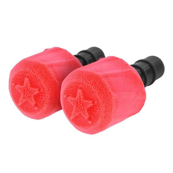 EZ-Twist Red Disposable Ear Plugs individually packaged (50-Pack)