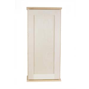 Sarasota 15.5 in. W x 19.5 in. H x 3.25 in. D Unfinished Wood Surface Mount Wall Cabinet