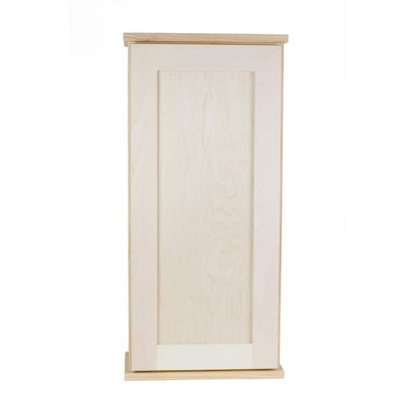 WG Wood Products Sarasota 15.5 in. W x 31.5 in. H x 8 D Unfinished Wood
