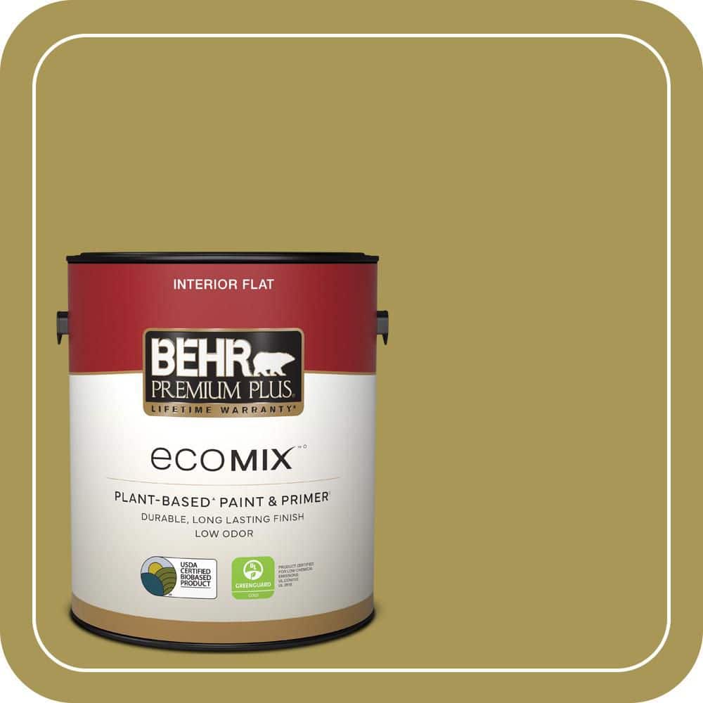 1 gal. #390D-6 Spring Moss Flat EcoMix Plant-Based Interior Paint & Primer price history on PriceWatchPro
