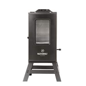30 in. Digital Electric Smoker with Bluetooth and Broiler in Black