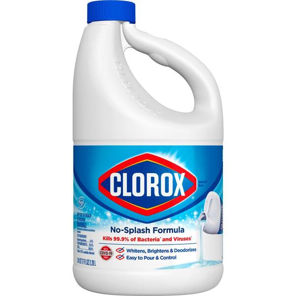 Clorox Splash Less Regular Concentrated Disinfecting Liquid Laundry Bleach, 77 fl. fl.oz.