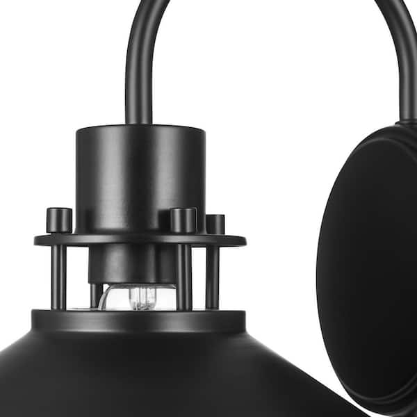 Loui Wall Sconce discount Black Plug-in On/Off Switch