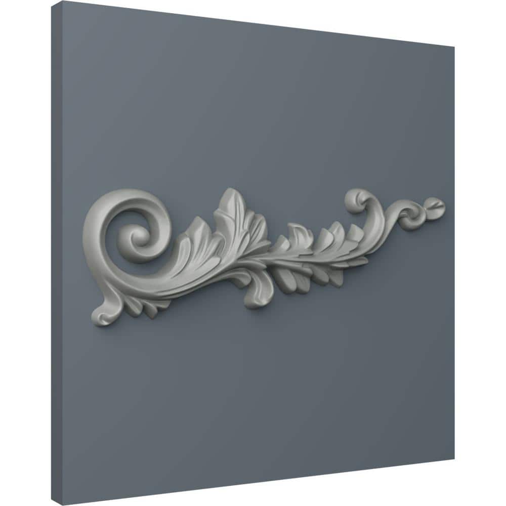Primed White Polyurethane Architectural Scroll Onlay