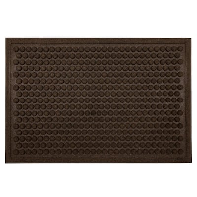 Dots Chocolate 36 in. x 48 in. Impressions Mat