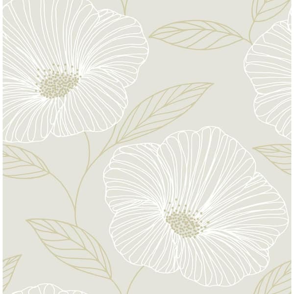 Reviews For A-street Prints Mythic Dove Floral Wallpaper 