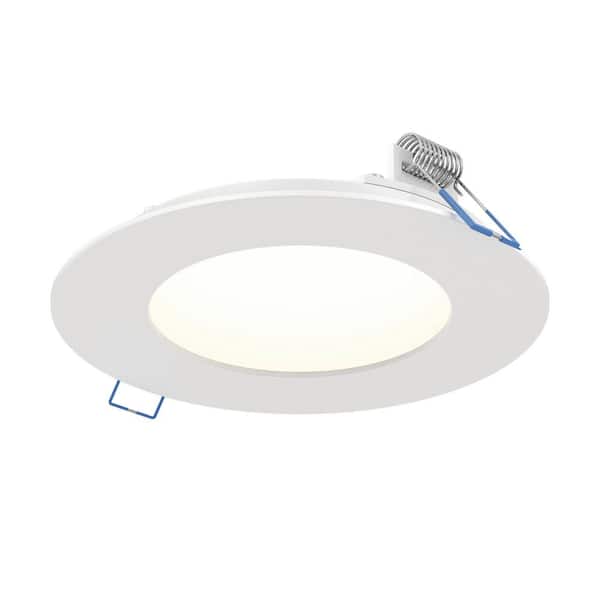 Illume Lighting Essential 4 in. 3000K New Construction or Remodel IC Rated Recessed Integrated LED Round Panel
