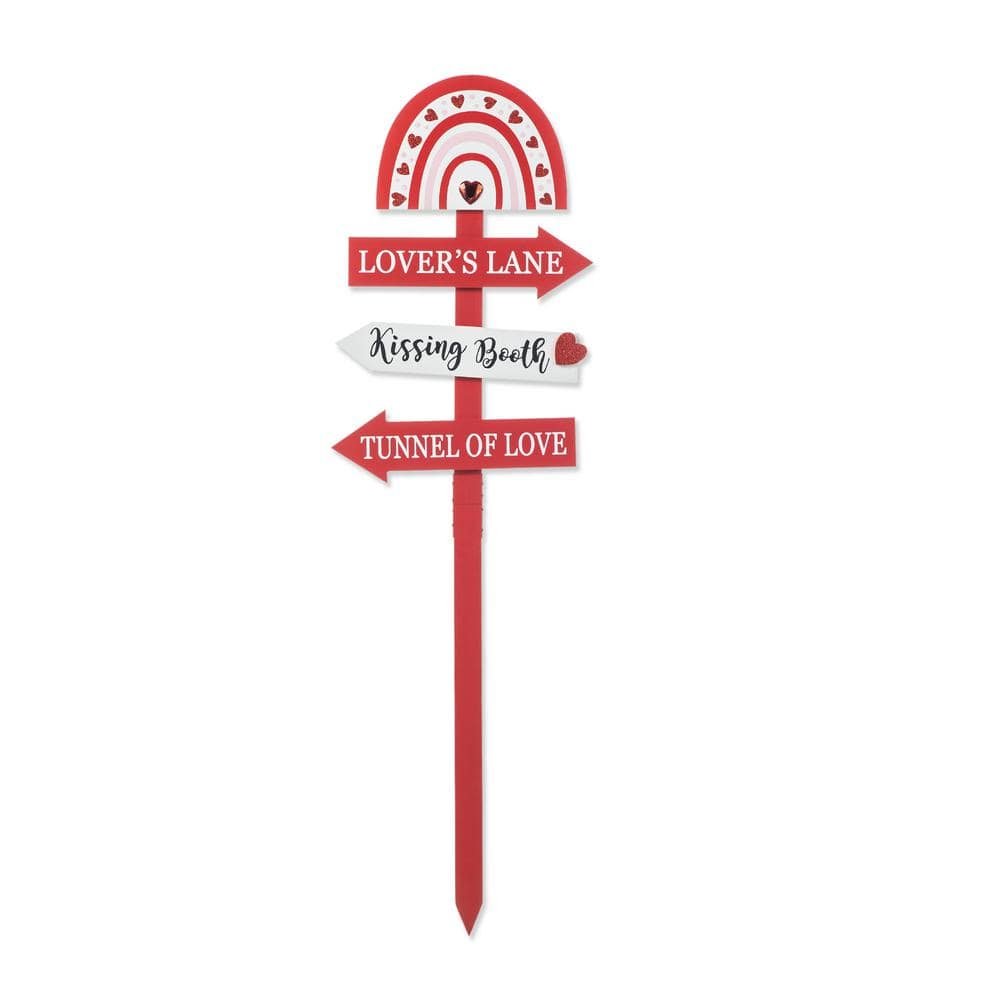 41.75 in. H Valentine's Wooden Rainbow Word Sign Patch and Yard Stake price history on PriceWatchPro
