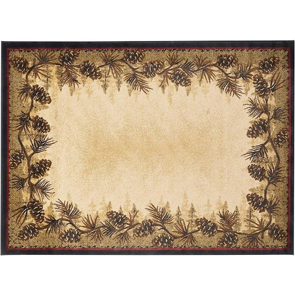 Mayberry Rug American Destination Multi-Colored 2 ft. x 4 ft. Polypropylene Area Rug