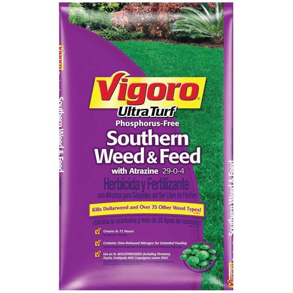 Vigoro Ultra Turf 5M 20.5 Lb. Phosphorus-Free Southern Weed And Feed ...