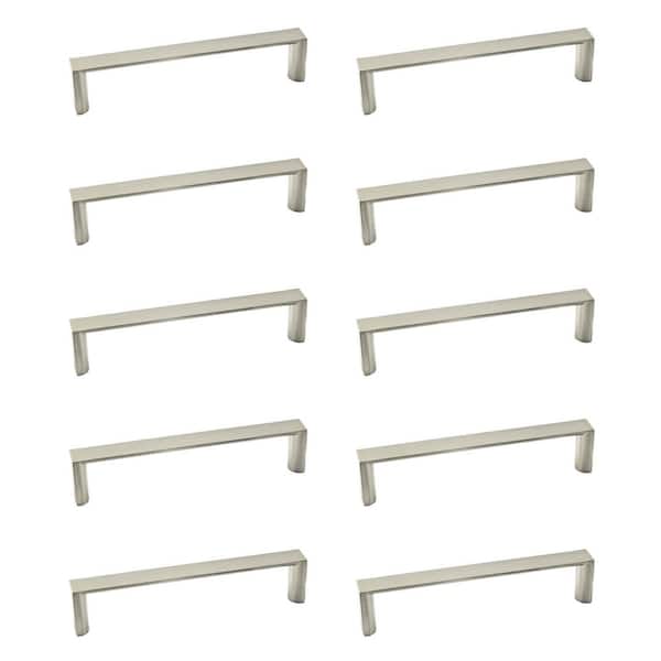 Richelieu Hardware Megantic Collection 5 1/16 in. (128 mm) Brushed Nickel Modern Cabinet Bar Pull (10-Pack)