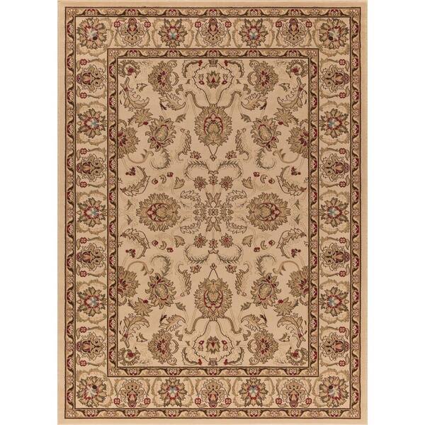Concord Global Trading Ankara Oushak Ivory 3 ft. x 4 ft. Area Rug