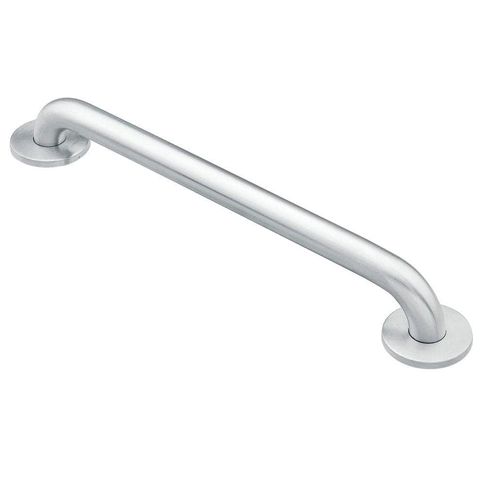 MOEN Home Care 12 in. x 1-1/4 in. Concealed Screw Grab Bar with SecureMount  and Curl Grip in Brushed Nickel R8712D3GBN - The Home Depot