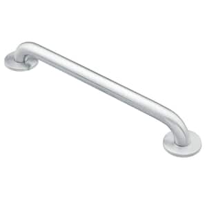 Home Care 12 in. x 1-1/4 in. Concealed Screw Grab Bar with SecureMount in Stainless Steel