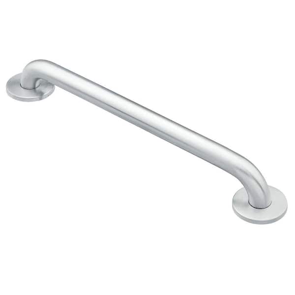 MOEN Home Care 12 in. x 1-1/4 in. Concealed Screw Grab Bar with SecureMount in Stainless Steel