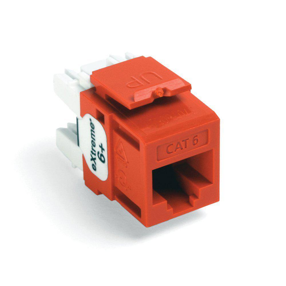 UPC 078477208397 product image for Leviton QuickPort Extreme CAT 6 T568A/B Wiring Connectors orange (25-Pack) | upcitemdb.com