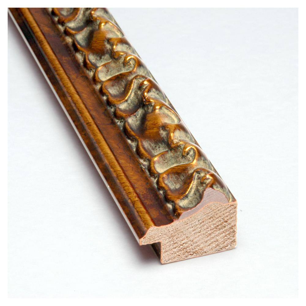Antique Bronze Gold Matte Wood Single Photo Frame