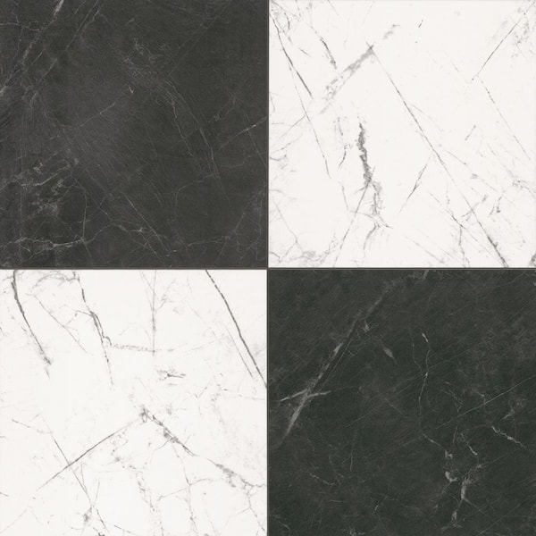Tuxedo Noir 22 MIL x 38 in. L x 18 in. W Luxury Waterproof Click Lock Luxury Vinyl Plank Flooring (24.29 sq. ft. /Case)