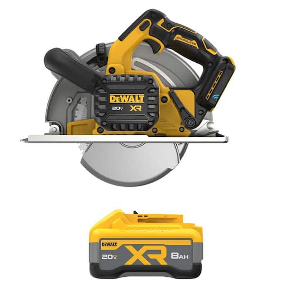 20V Max Lithium-Ion 7-1/4 in. Cordless Metal Cutting Circular Saw with 20V Max XR 8.0Ah Battery