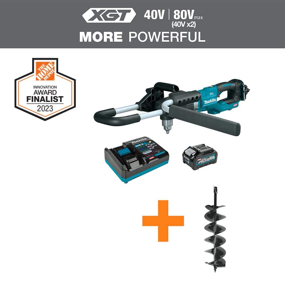 メルタク Makita 40V Max XGT Brushless Cordless Earth Auger Kit (4.0Ah