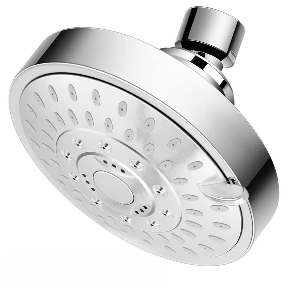 High Flow High Pressure 1-Piece Fixed Shower Head with 5 Spray Modes & 66 Nozzles in Silver price history on PriceWatchPro