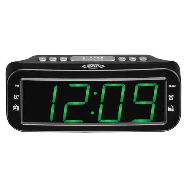 JENSEN Digital AM/FM Dual Alarm Clock Radio
