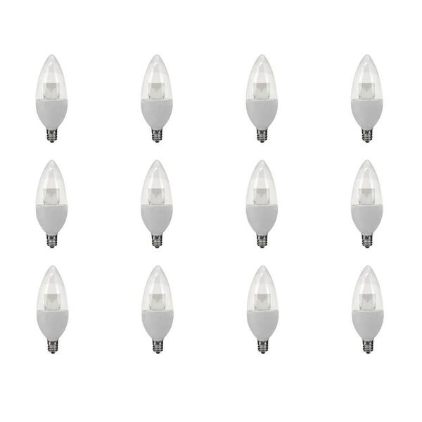 TCP 15W Equivalent Daylight B11 Non Dimmable LED Light Bulb (12-Pack)