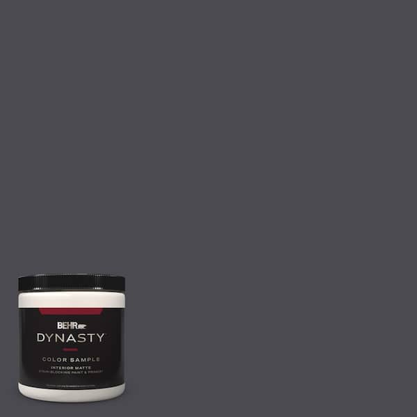 BEHR DYNASTY 8 oz. #N560-7 Limo-Scene One-Coat Hide Matte Stain-Blocking Interior/Exterior Paint & Primer Sample