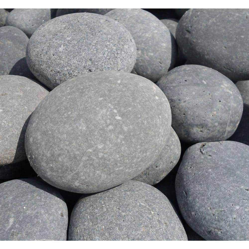 Butler Arts 6 in. to 8 in. Black Pina Mexican Beach Pebble (2200