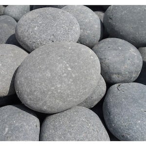 6 in. to 8 in. Black Pina Mexican Beach Pebble (2200 lbs. Contractor Super Sack)