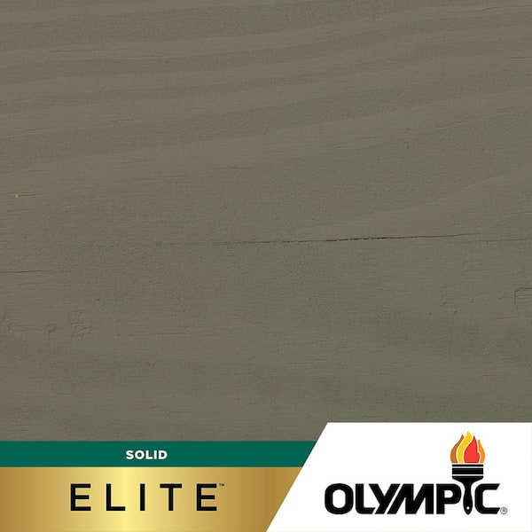 Olympic Elite 1 gal. Stonehedge SC-1081 Solid Advanced Exterior Stain and Sealant in One