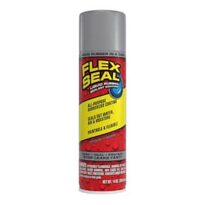 Flex Seal Gray 14 oz. Aerosol Liquid Rubber Sealant Coating Spray Paint