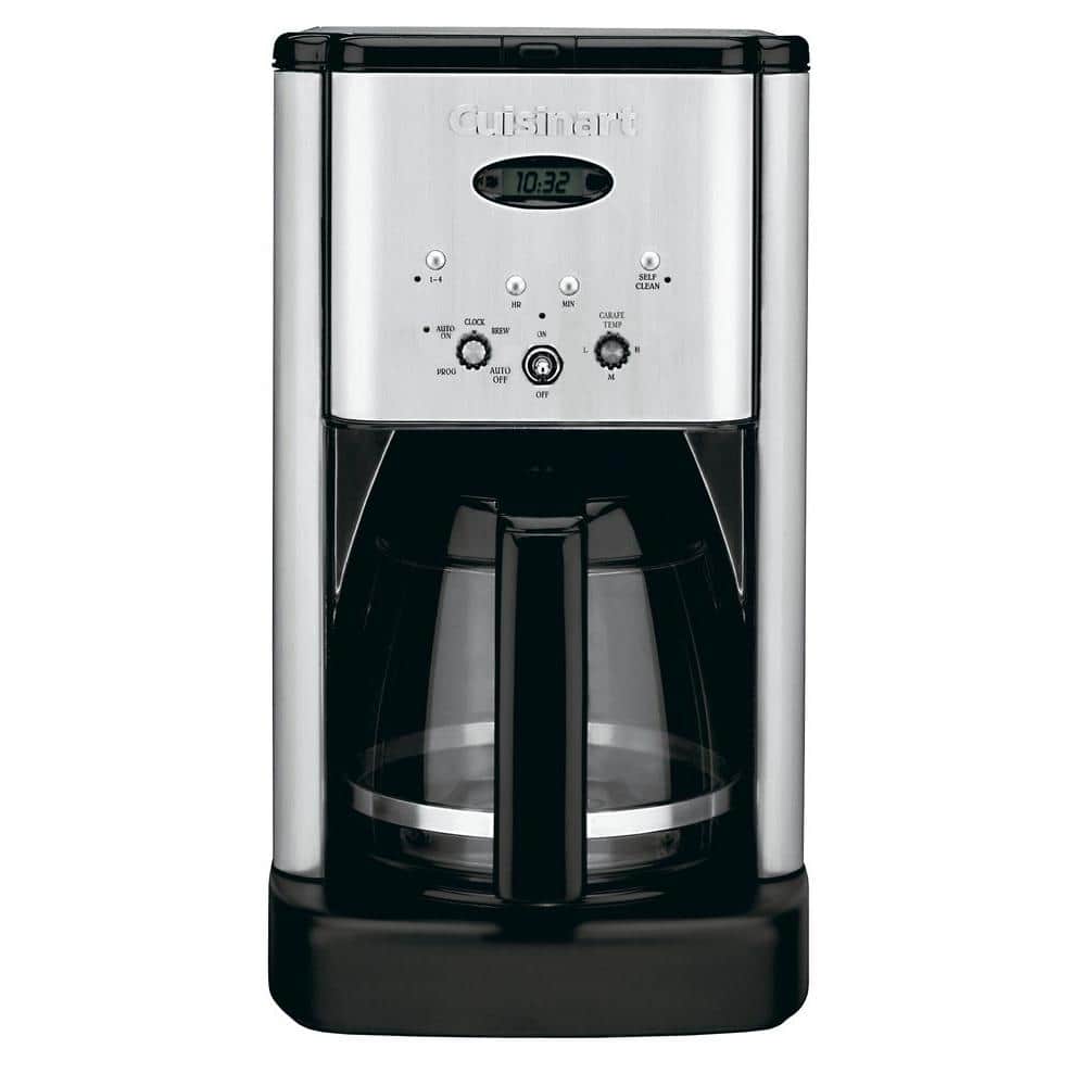 Cuisinart Brew Central 12-Cup Programmable Coffeemaker, Black/Silver