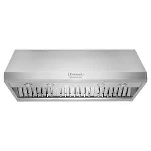 48 in. Commercial Style Wall Mount Canopy Range Hood in Stainless Steel